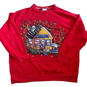 Vintage Grandma style birds general store crewneck